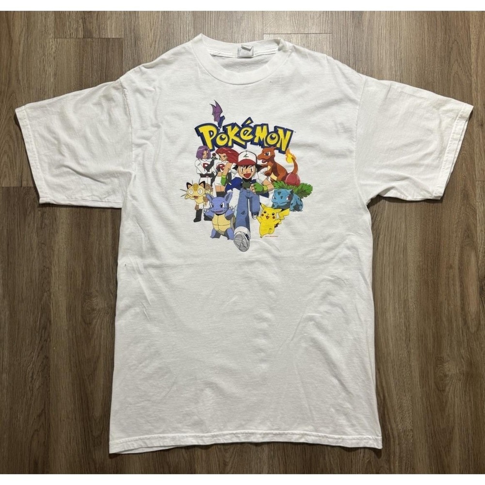 Vintage 1999 Nintendo Pokémon‎ T Shirt Adult Size XL
